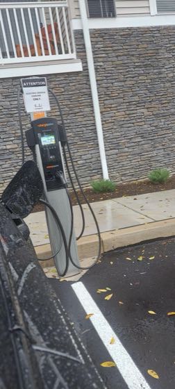 EV charger at Signature Flats at Hershey