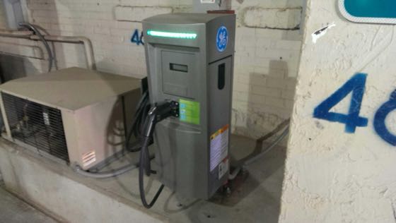 EV charger at The Skirvin Hilton