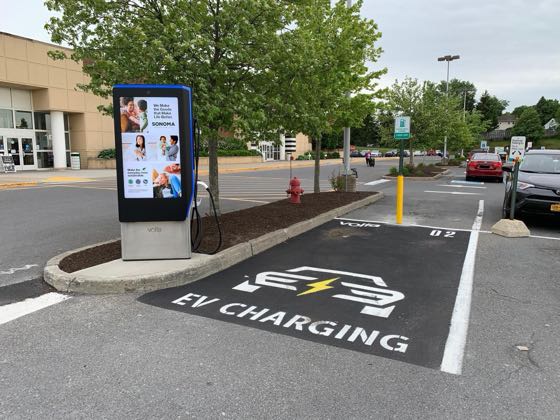 EV charger at Kohl's Kingston