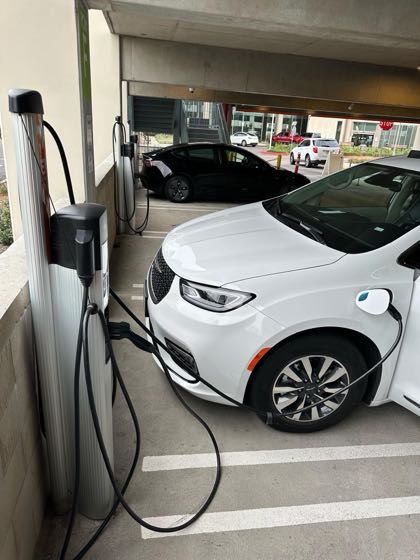 EV charger at Palomar Medical Center Escondido - Parking Structure