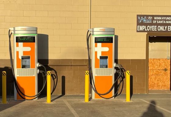 EV charger at Winn Hyundai of Santa Maria