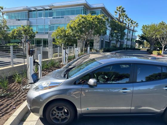 EV charger at Charles Schwab