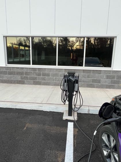 EV charger at Phoenixville Fire Department
