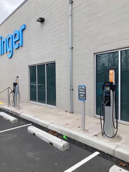EV charger at Geisinger Centerpoint Health Care Center