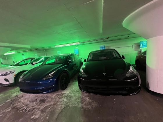 EV charger at Millennium Lakeside Garage