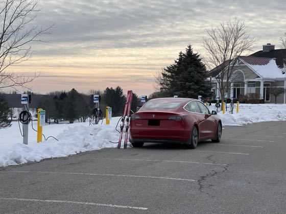 EV charger at Van Patten Golf Club
