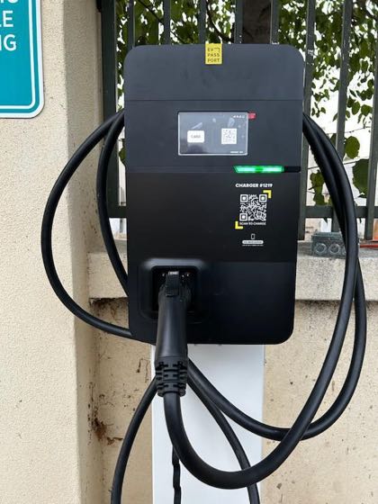 EV charger at Courtyard by Marriott Santa Barbara Goleta
