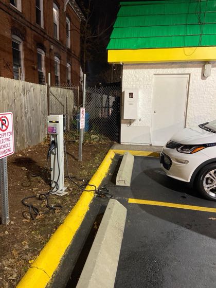 EV charger at BP