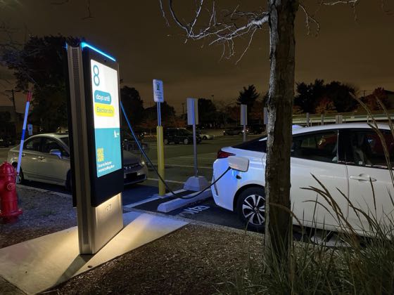 EV charger at Lewandowski Commons - Stop & Shop
