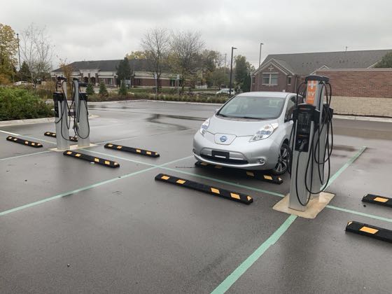 EV charger at Sparrow Emergency Center Okemos