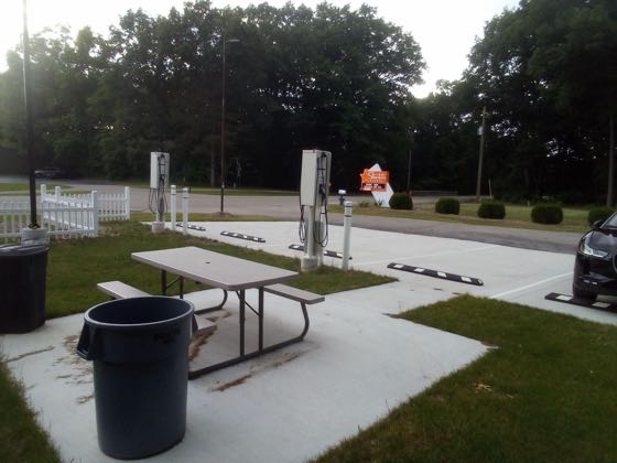 EV charger at Starlite Resort