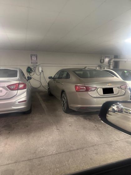 EV charger at Hawthorne House Apartments