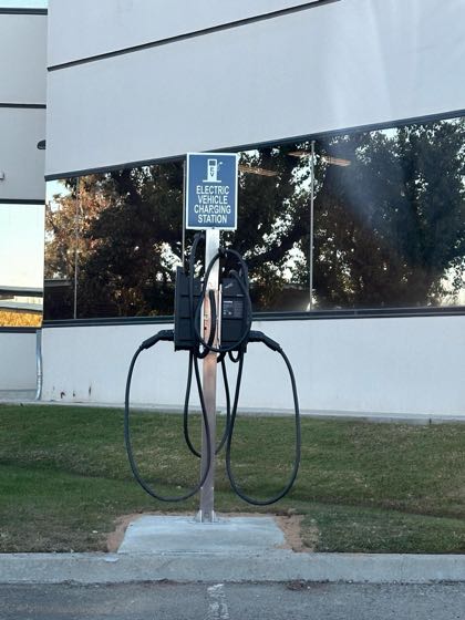EV charger at Twin Towers