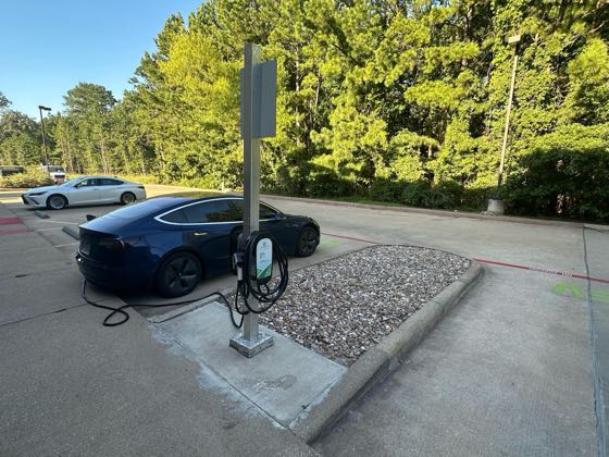 EV charger at Best Western Plus Crown Colony Inn & Suites