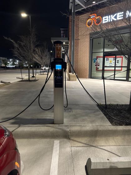 EV charger at Bike Mart