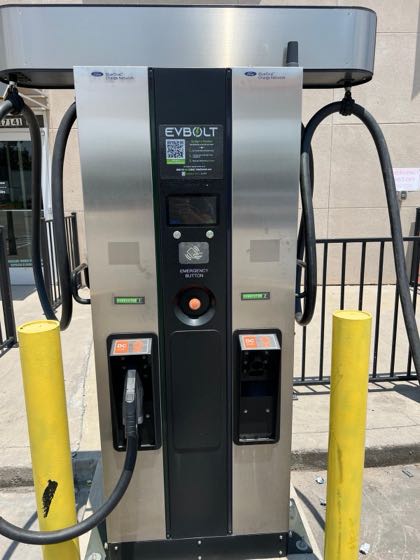 EV charger at Cobra Shell