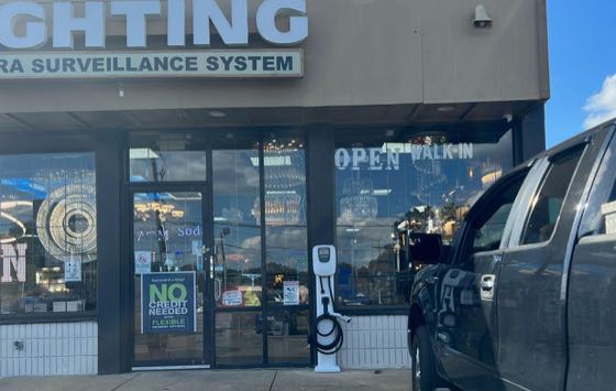 EV charger at LED King
