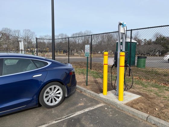 EV charger at Foote Memorial Park