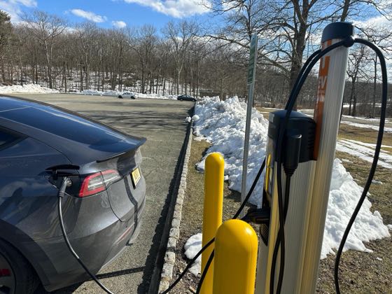 EV charger at Sussex County Bathhouse at High Point