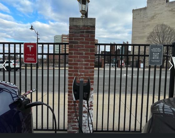 EV charger at Robert Treat Hotel & Plaza