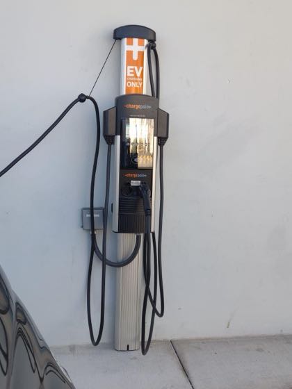EV charger at Azar Event Center