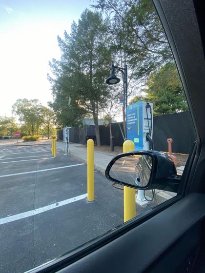 EV charger at Mystic Aquarium