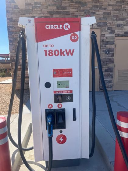 EV charger at Circle K - Victorville Nisqualli