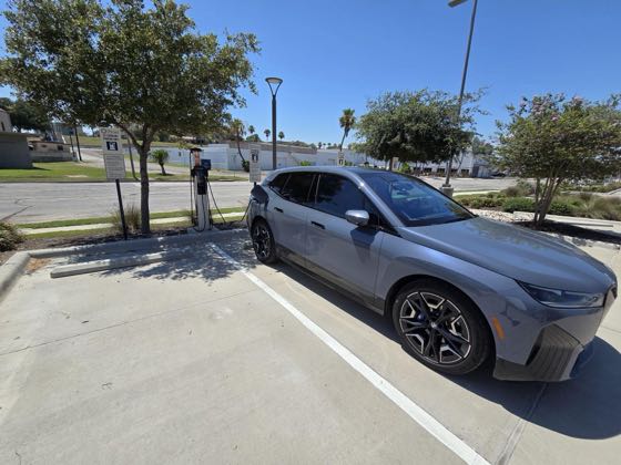 EV charger at Frost Bank