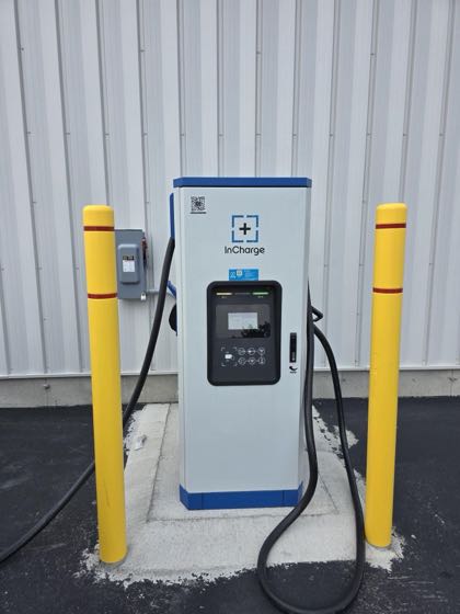 EV charger at Ruda Chevrolet Toyota