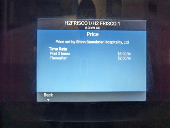 EV charger at Homewood Suites by Hilton Dallas-Frisco