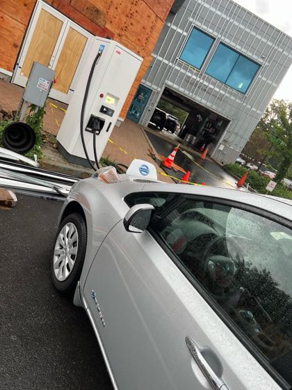 EV charger at Edison Nissan