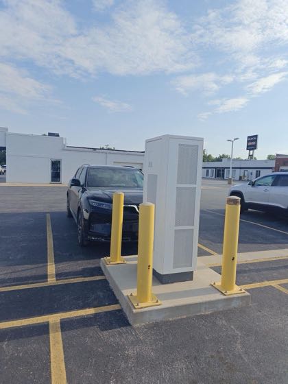 EV charger at Schepel Buick GMC