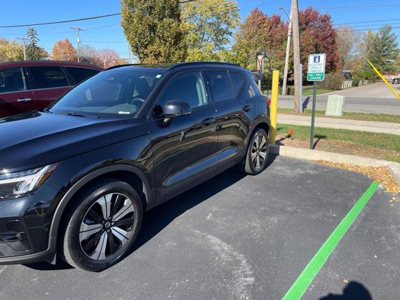 EV charger at Johnson Memorial Health - LOT G