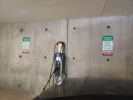 EV charger at Stanley Museum of Art