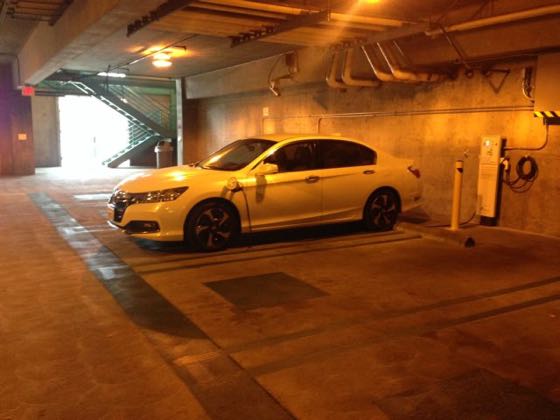 EV charger at Rancho Los Amigos National Rehabilitation Center