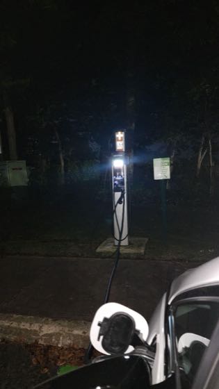 EV charger at Islandia Corp - FedEx Drop Box