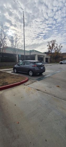 EV charger at LA County Sheriff Lost Hills