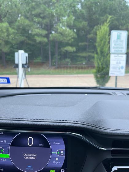 EV charger at Holiday Inn Express Marshall