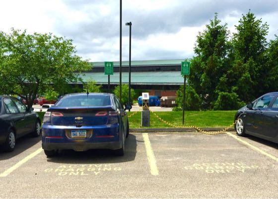 EV charger at Domino's Farms - Lobby C/D