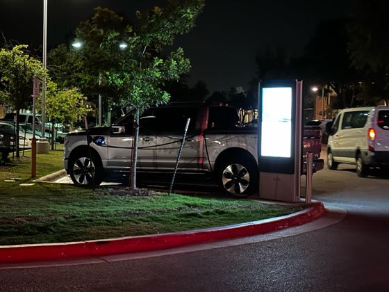 EV charger at 1890 Ranch - Cinemark Cedar Park