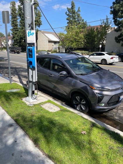 EV charger at Coldwater Canyon Ave & Addison St Parking
