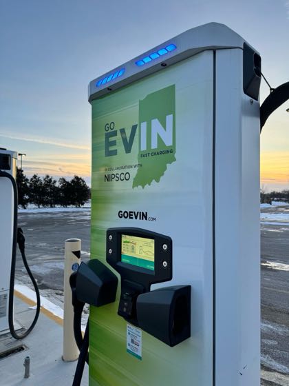 EV charger at Lake County Convention and Visitors Bureau