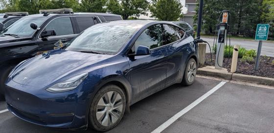 EV charger at Middleville Village Hall
