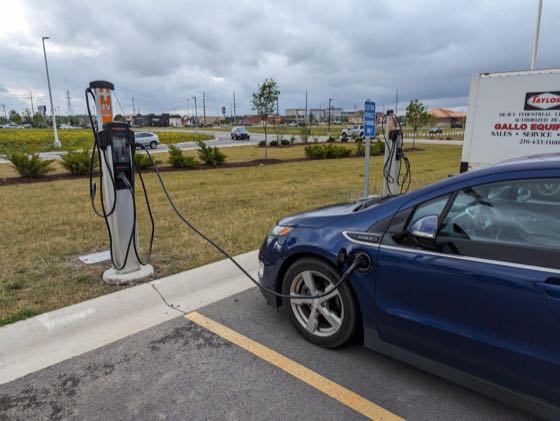 EV charger at Meijer