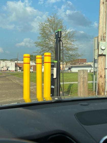 EV charger at Hot Spring County Court House