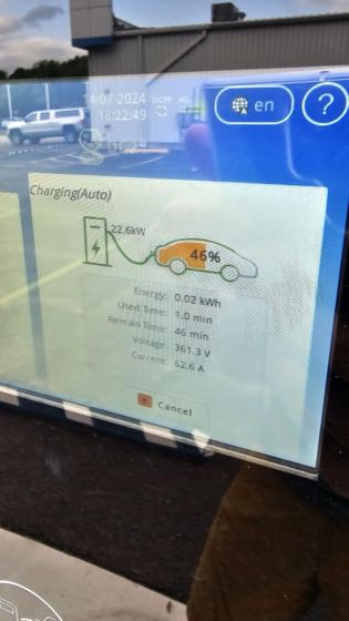 EV charger at Bob Jass Chevrolet