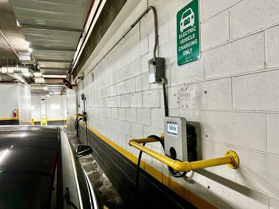 EV charger at Central Parking - Tower 31