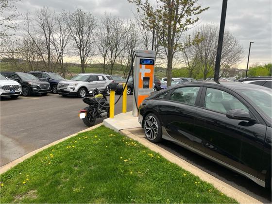 EV charger at Rosen Hyundai of Algonquin