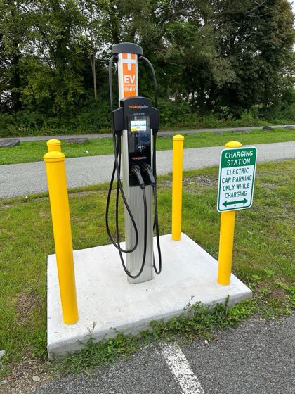 EV charger at Titelbaum Monroe Village Park & Ride, Mill Pond Park & Ride Monroe