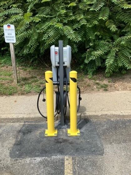 EV charger at Launch Apartments